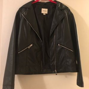 Faux Leather Jacket